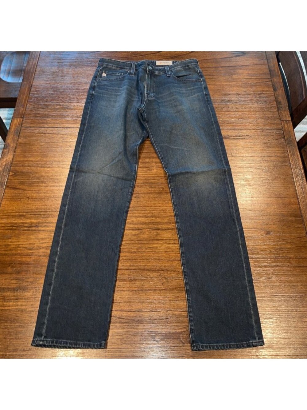 AG Graduate Tailored Jean 32x34 Duke Aged Wash Faded Stretch AG-ED Denim DAS15